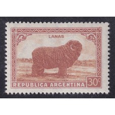 ARGENTINA 1935 GJ 757H ESTAMPILLA VARIEDAD PAPEL HOLANDES NUEVA MINT U$ 52